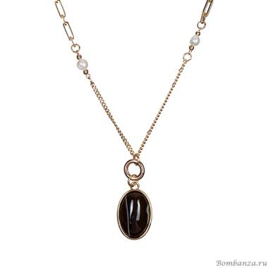 Колье Fiore Luna, COFFE AGATE